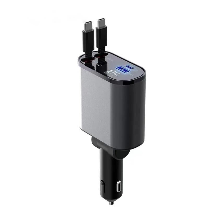 The Retractable 4-in-1 Car Charger
