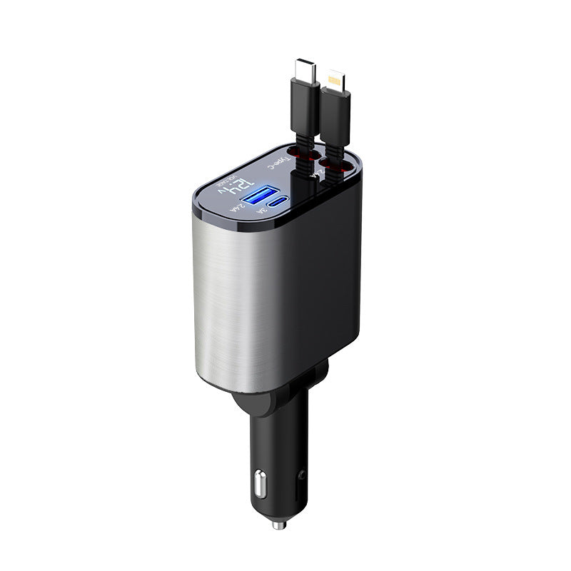 The Retractable 4-in-1 Car Charger