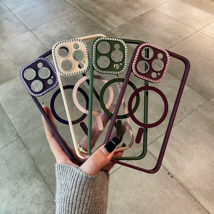 Glitter Diamond Clear Magnetic Phone case
