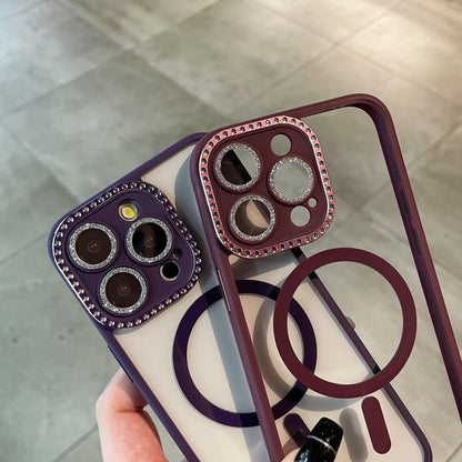 Glitter Diamond Clear Magnetic Phone case