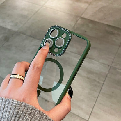 Glitter Diamond Clear Magnetic Phone case