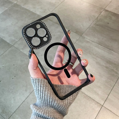 Glitter Diamond Clear Magnetic Phone case