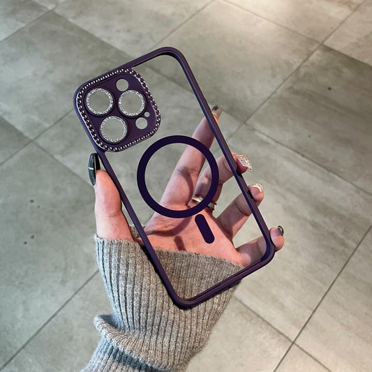 Glitter Diamond Clear Magnetic Phone case