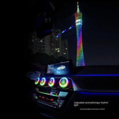 Sound-controlled car ambient light