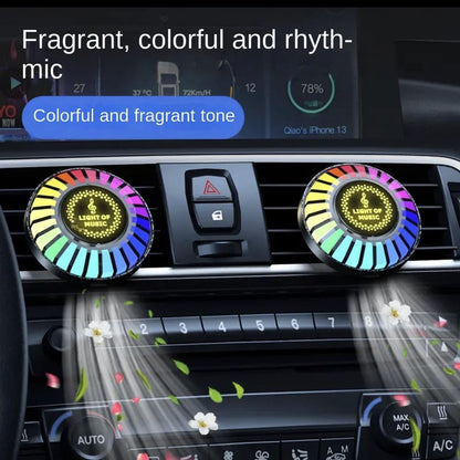 Sound-controlled car ambient light