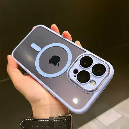 Transparent Acrylic Silicone Armor iPhone Case Magsafe